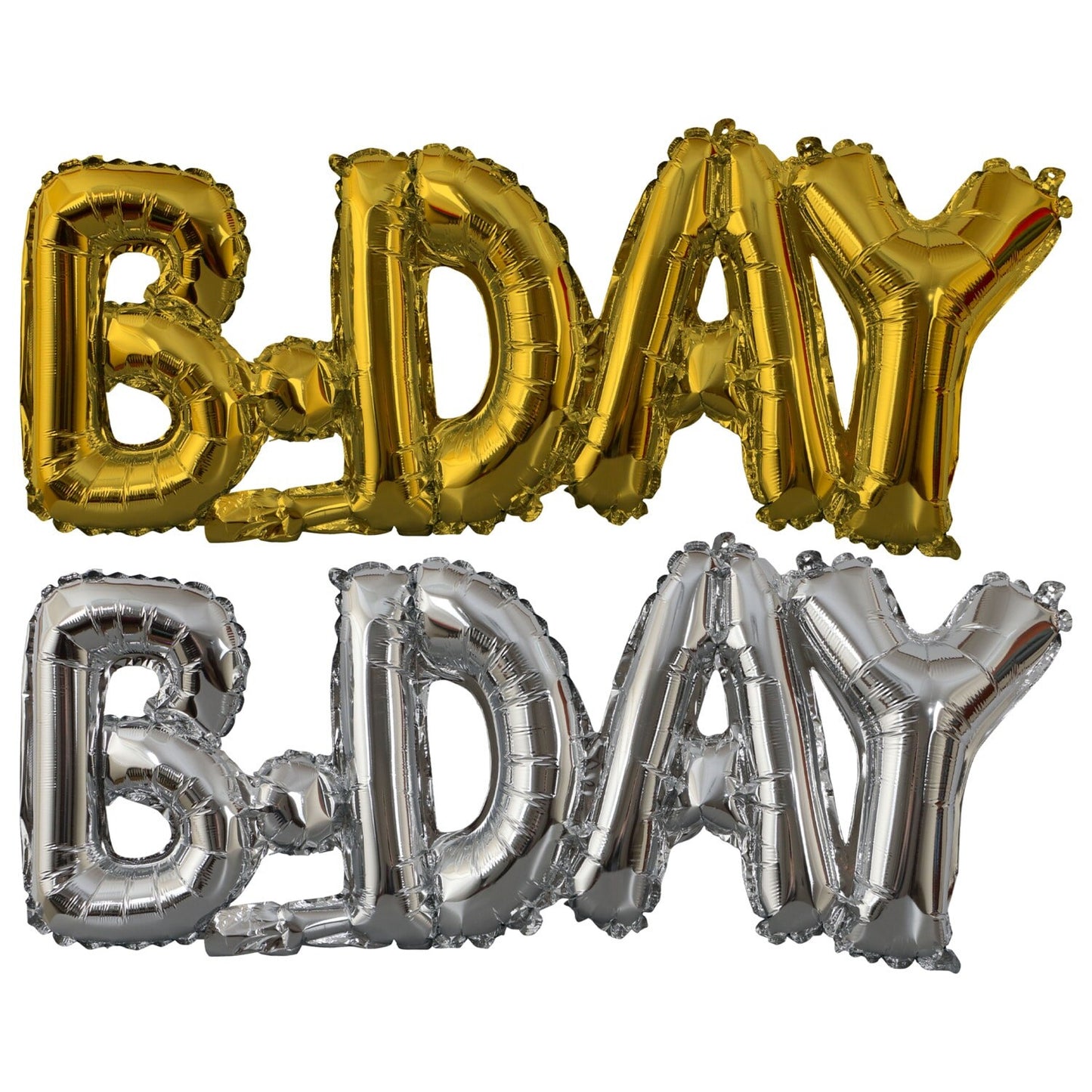 Birthday Letter Pre-Inflated Foil Balloons, 25 in. (Pack of 36)