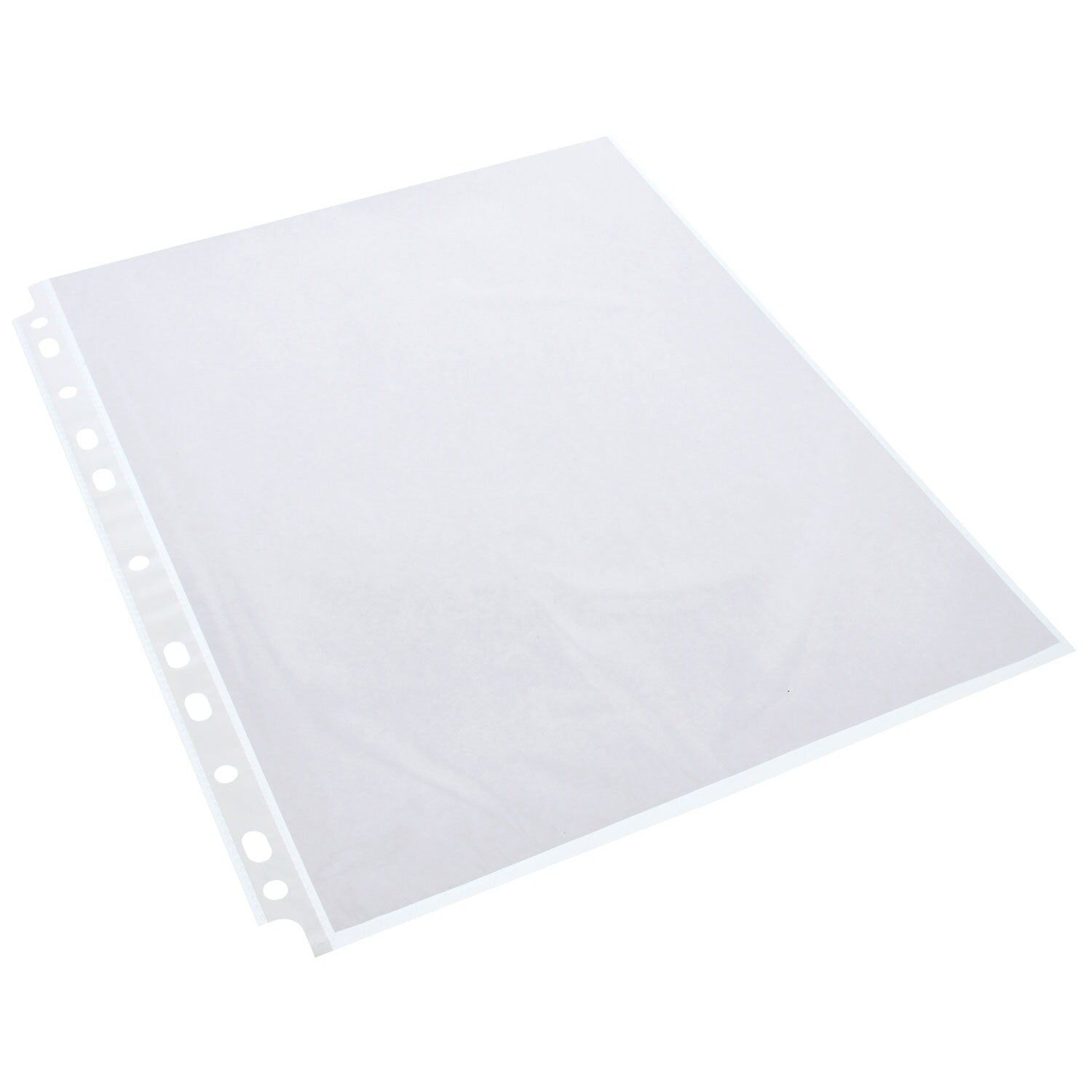 Jot 11-Hole Clear Plastic Sheet Protectors, 16-ct. Packs (Pack of 48)