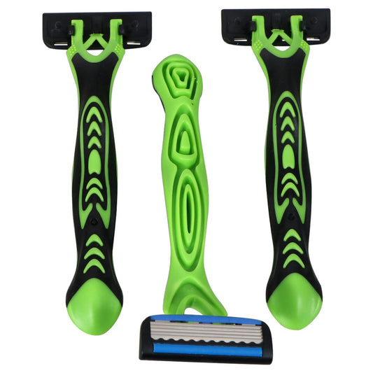 Assured for Men 5-Blade Razors, 3-ct. Packs (Pack of 24)