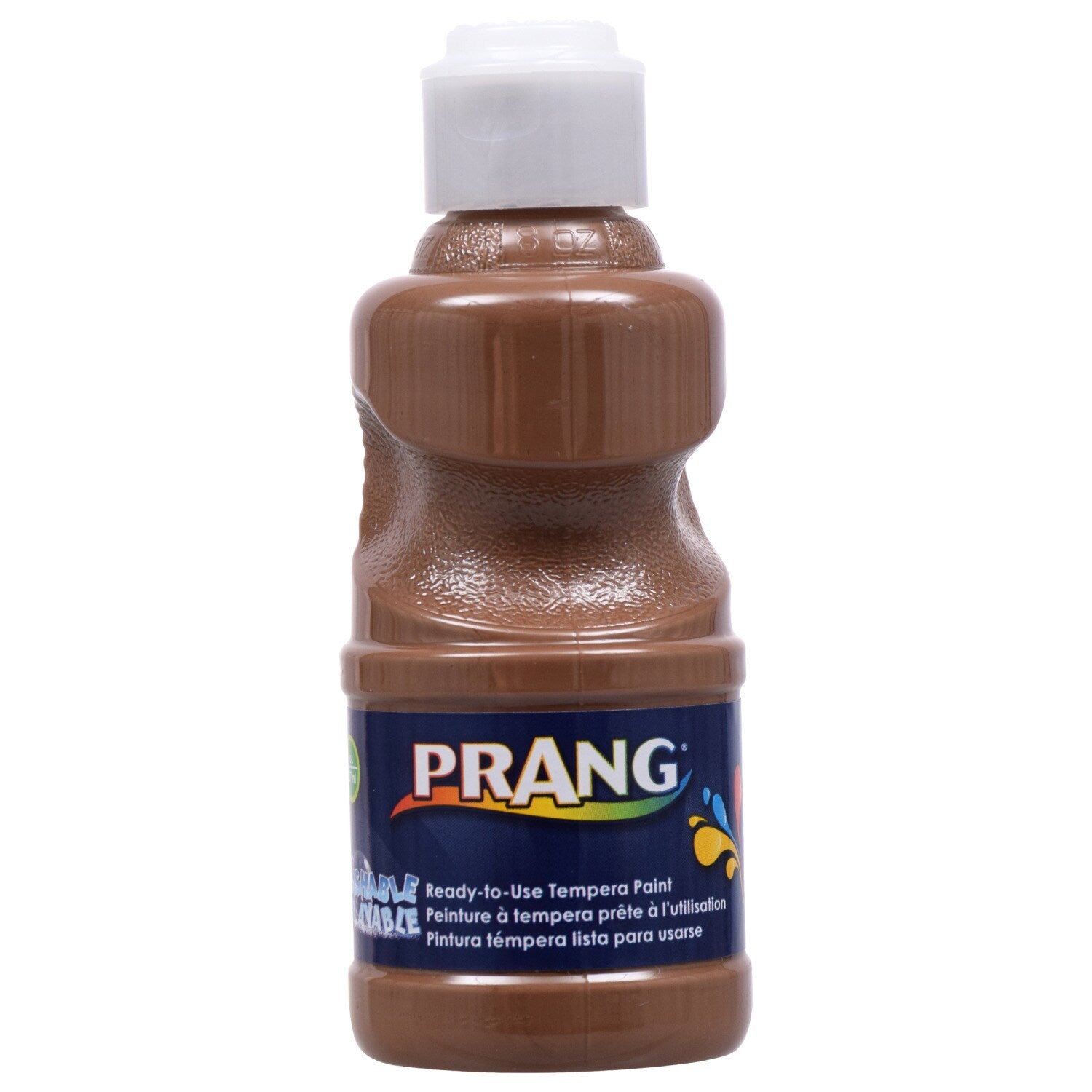 Prang Tempera Brown Paints, 8 oz. (Pack of 6)