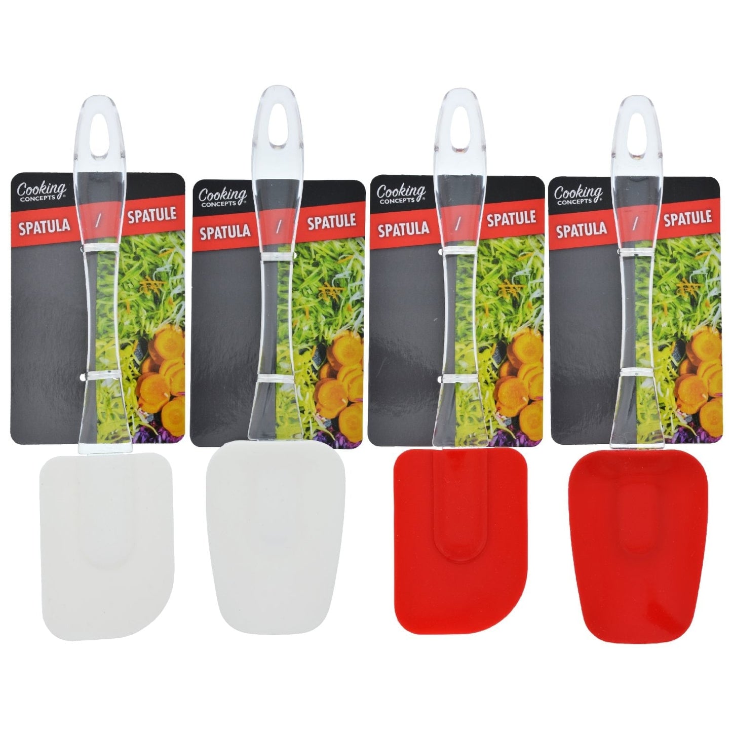 Cooking Concepts Silicone Spatulas, 6.5 in. (Pack of 24)