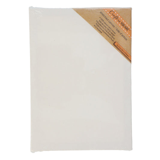 Crafter's Square Stretched White Canvases, 5x7 in. (Pack of 4)