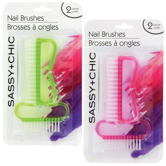 Sassy+Chic Nail Brushes, 2-ct. Packs (Pack of 24)