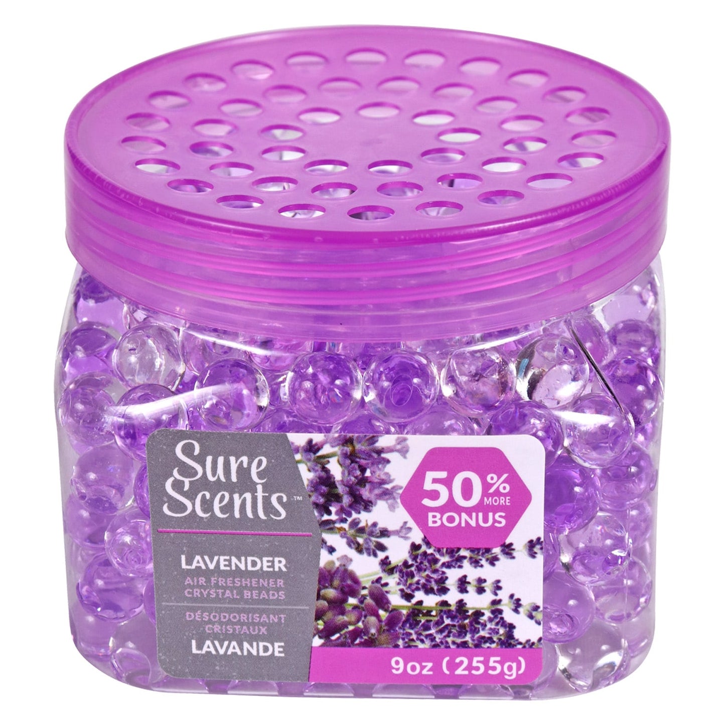 Sure Scents Crystal Beads Air Fresheners, 9 oz. Jars (Pack of 36)