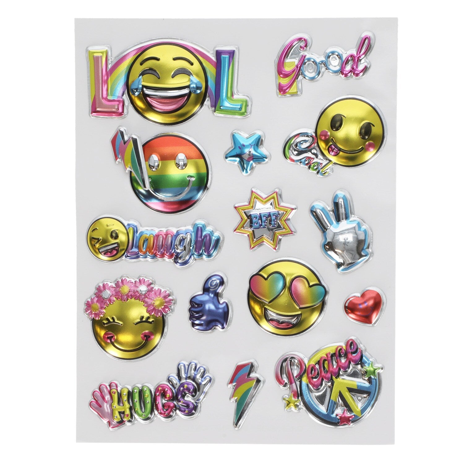 Jot Metallic Stickers, 14 & 16-ct. Packs (Pack of 36)