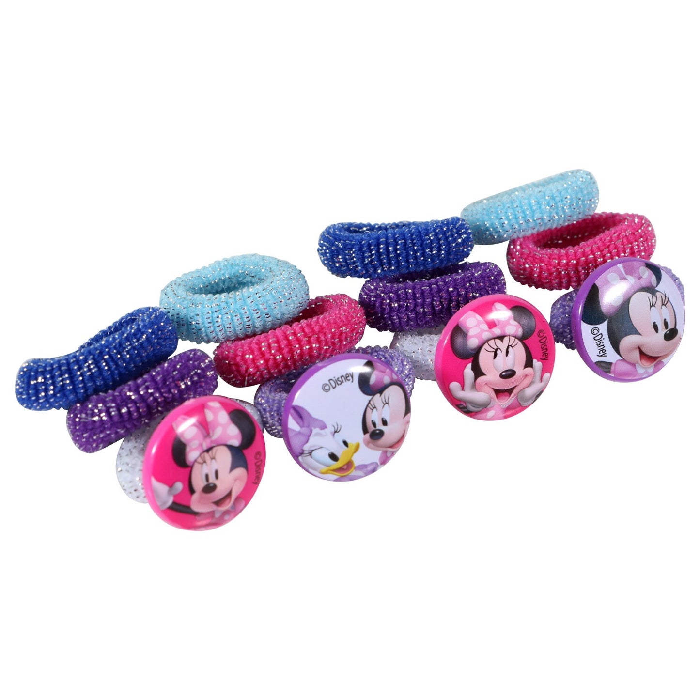Disney Minnie Children's Fabric Hair Ties, 12-ct. Packs (Pack of 12)
