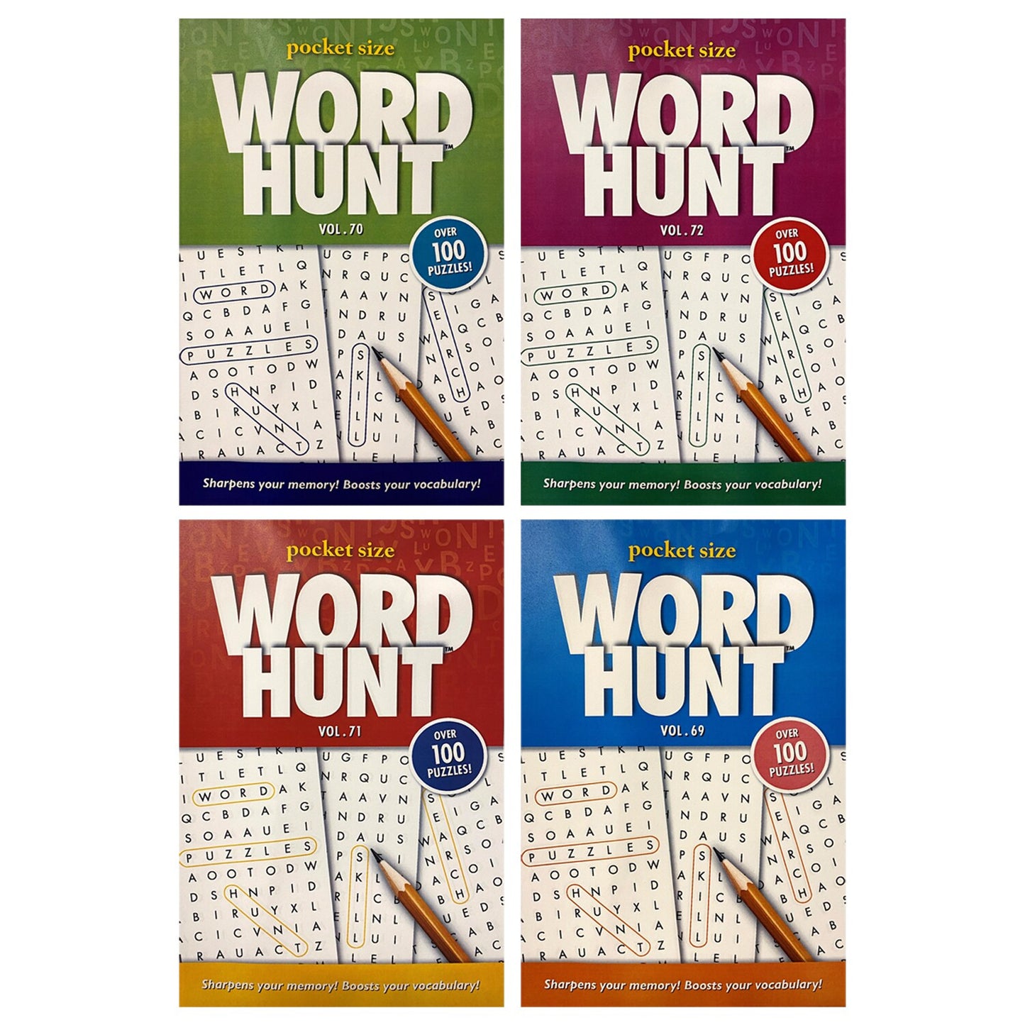 Papp Puzzles Pocket-Sized Word Hunt Activity Books (Pack of 24)