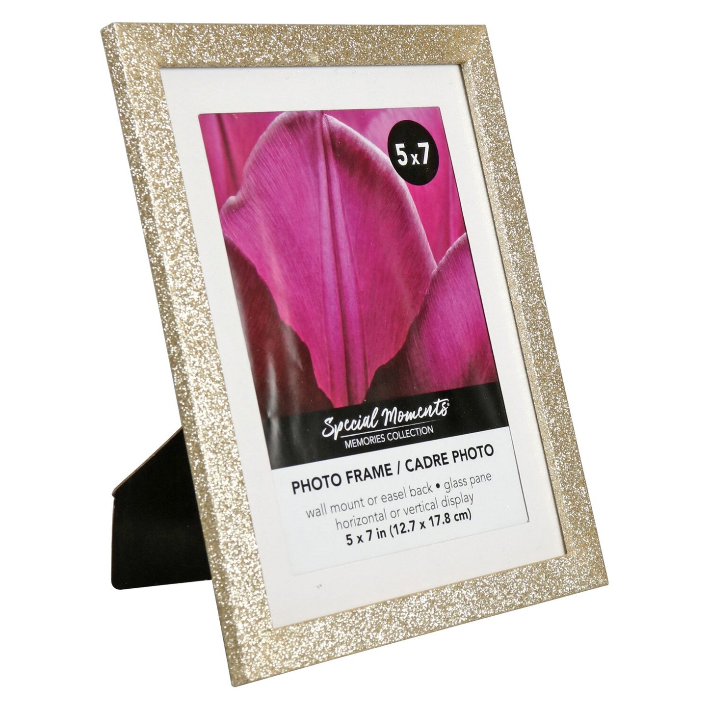 Special Gold Glitter Picture Frames, 5x7 in. (Pack of 12)