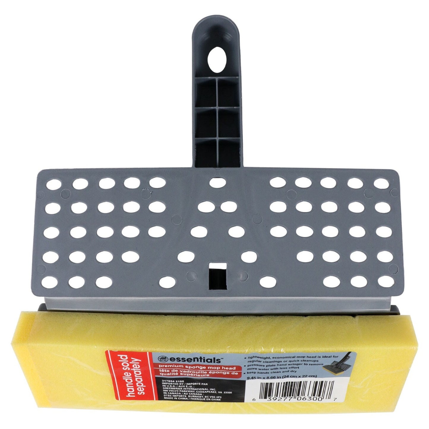 Essentials Premium Sponge Mops, 8.875x9.5x2.5 in. (Pack of 24)