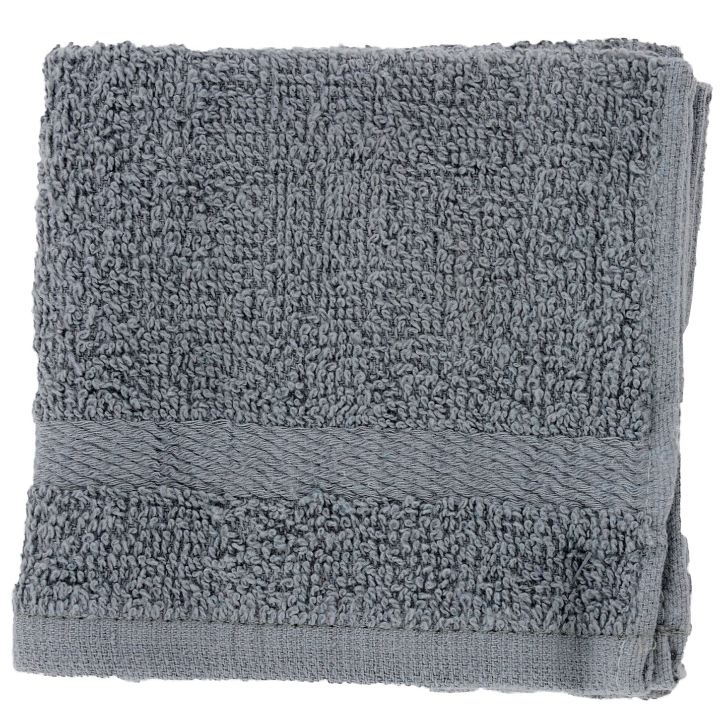 Home Collection Gray Cotton Washcloths, 2-ct. Packs (Pack of 24)