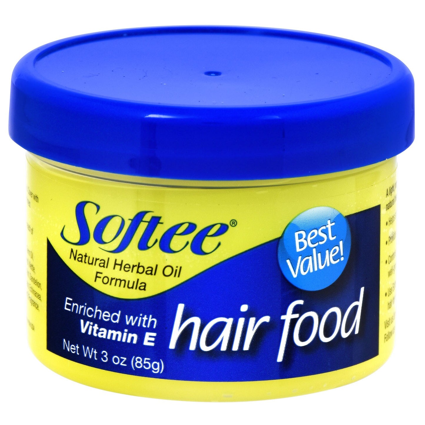 Softee Hair Food with Vitamin E, 3 oz. (Pack of 12)