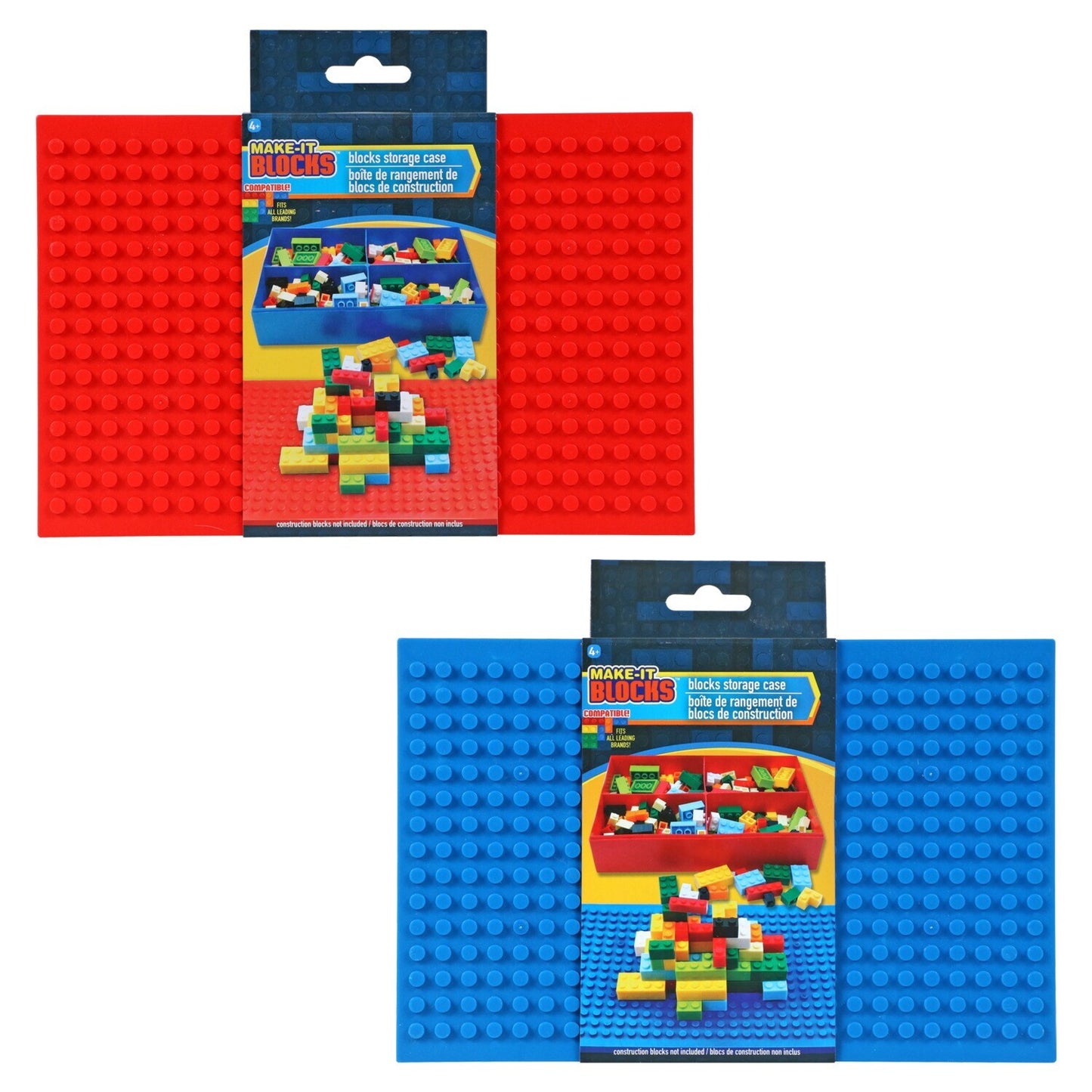 Make-It Blocks Compartmentalized Storage Cases, 5.25x8.125 in. (Pack of 36)