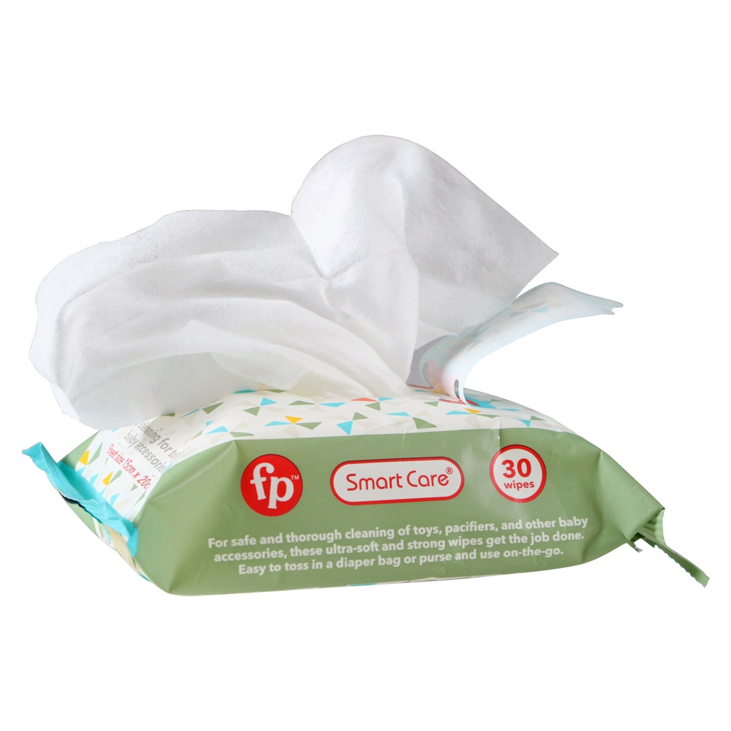 Fisher Price Pacifier and Toy Printed Wipes, 30-ct. Packs (Pack of 24)