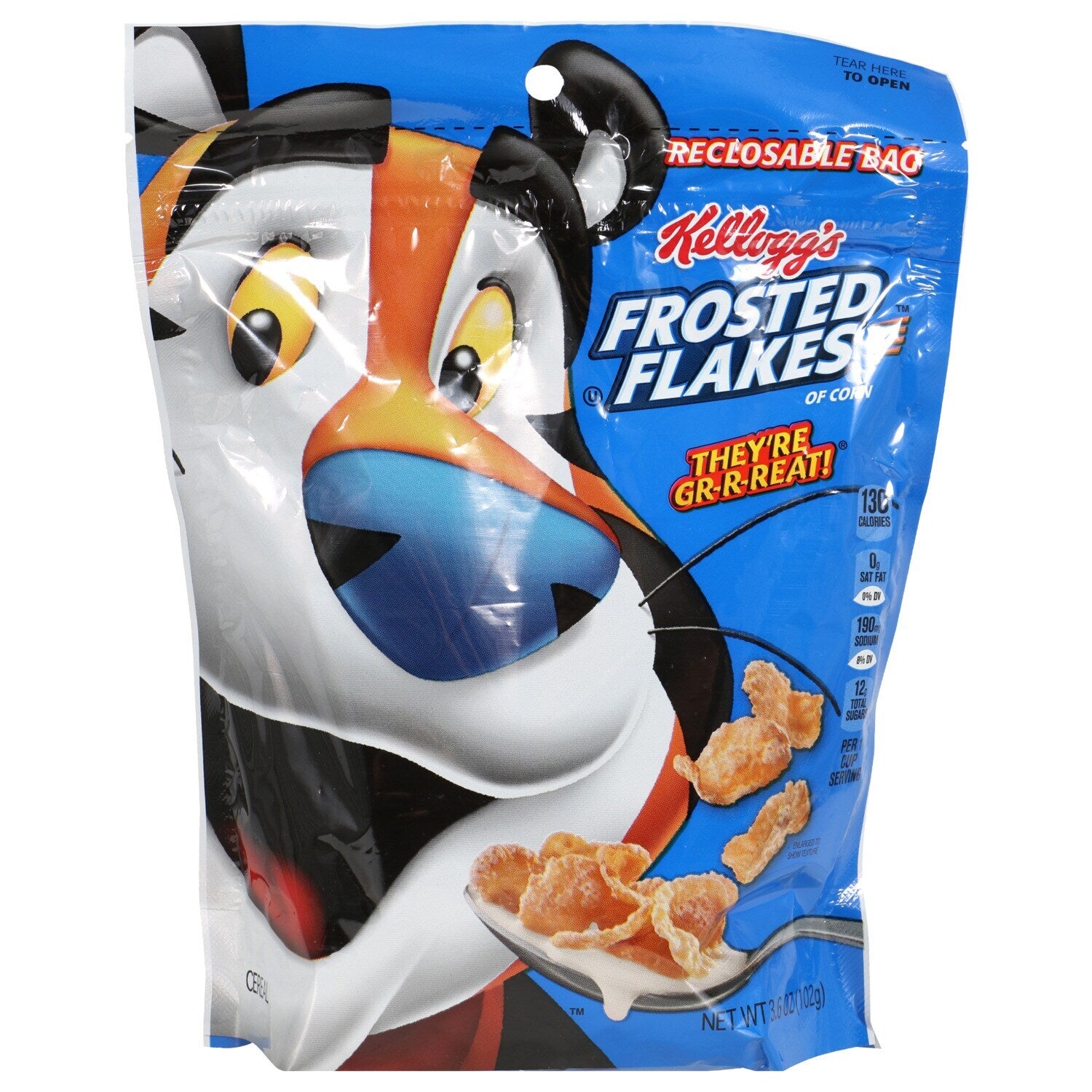 Kellogg's Frosted Flakes Cereal, 3.6-oz. (Pack of 6)