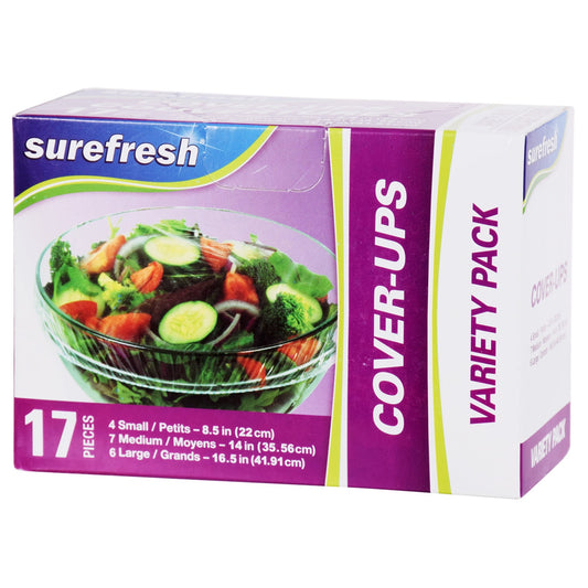 Sure Fresh Bowl Cover Variety Packs, 17-ct. Boxes (Pack of 48)