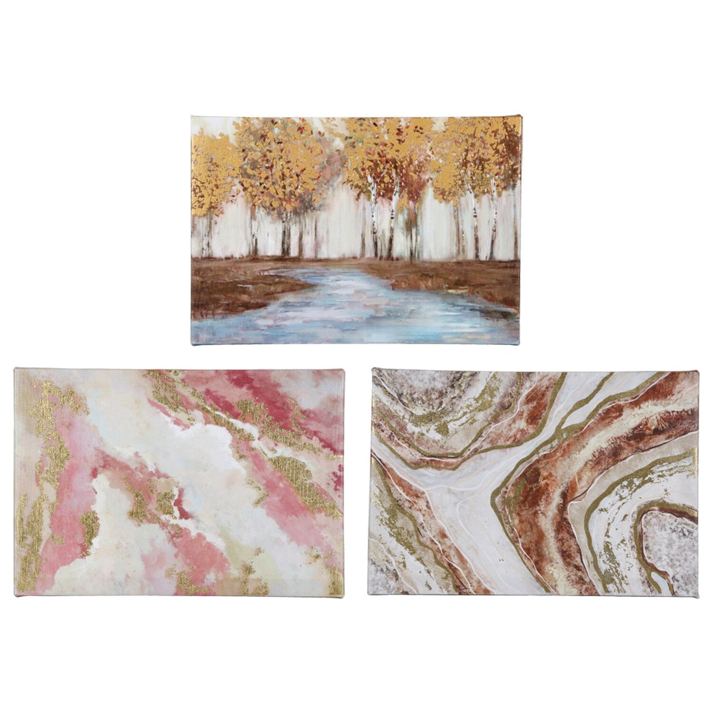 Decorative Canvas Prints with Foil, 5.875x8.625-in. (Pack of 22)