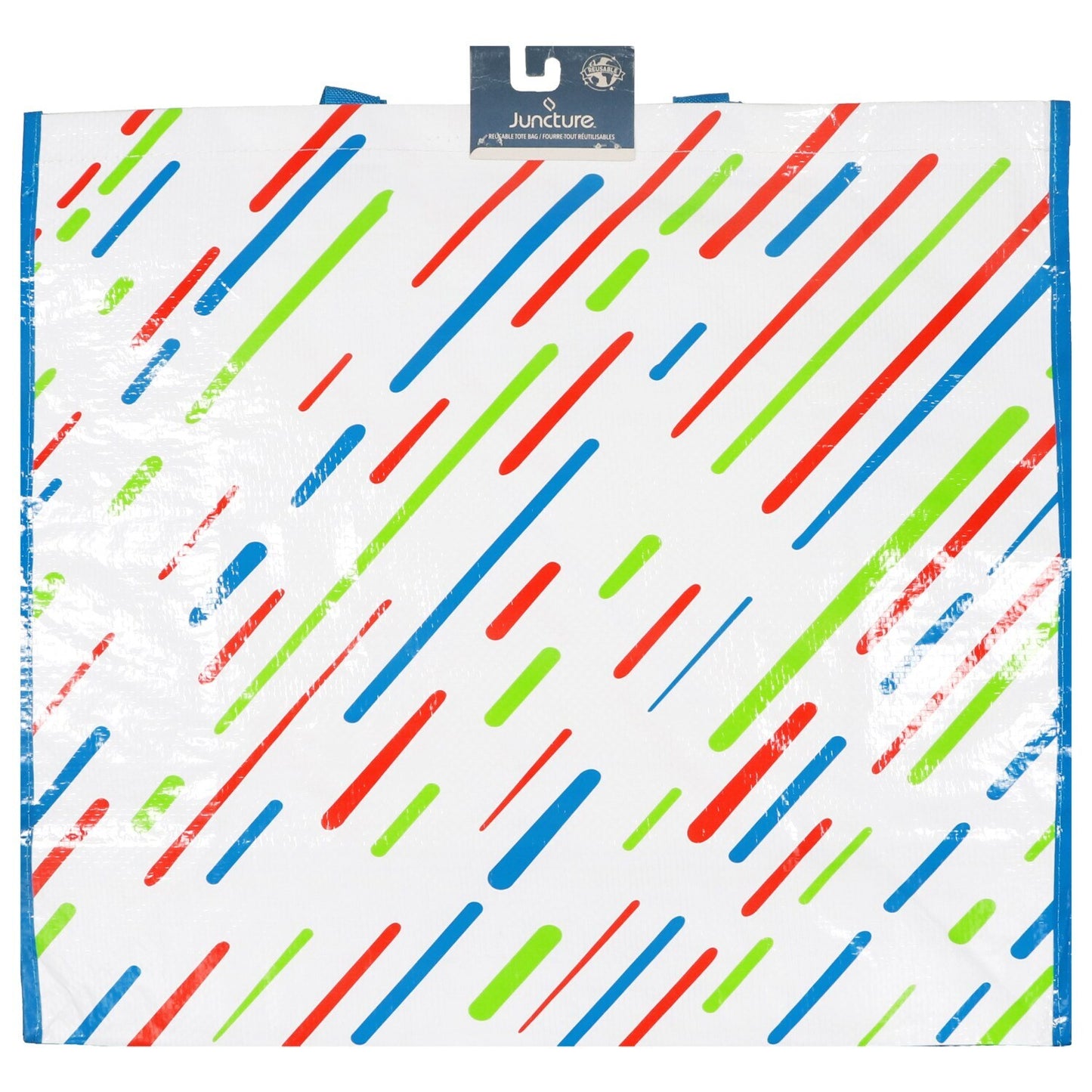 Fashion XXL Reusable Tote Bags, 19.5x8x17.5-in. (Pack of 24)