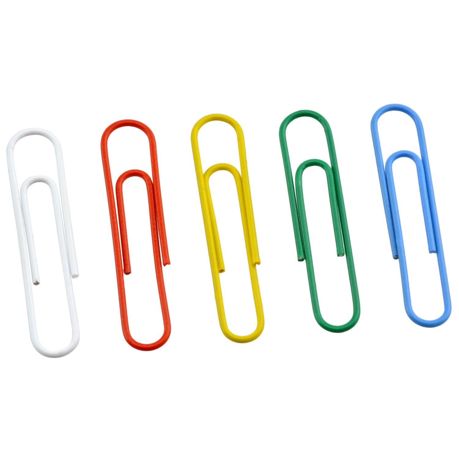 Jot Multicolor Plastic-Coated Paper Clips, 70-ct. (Pack of 36)