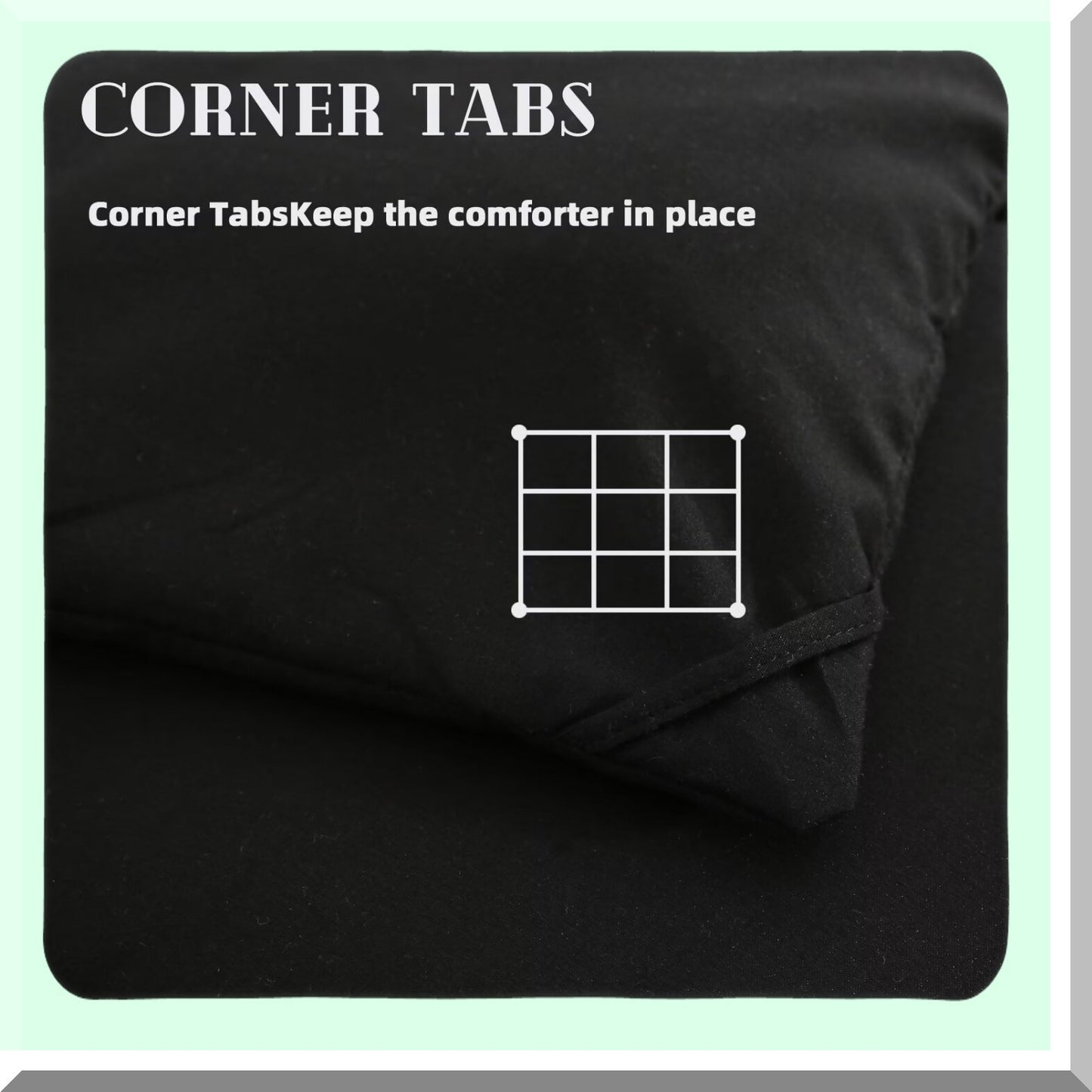 Black Diamond All Season Comforter - Lightweight Quilted Duvet Insert with Corner Tabs - King Size 102x90 Inches - Down Alternative Hotel Quality Bedding