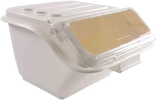 2-Gallon Clear Shelf Ingredient Bin with Scoop