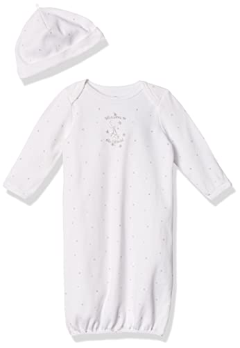 girls Uni  and Hat Nightgown, Welcome to the World, 0-3 Months US