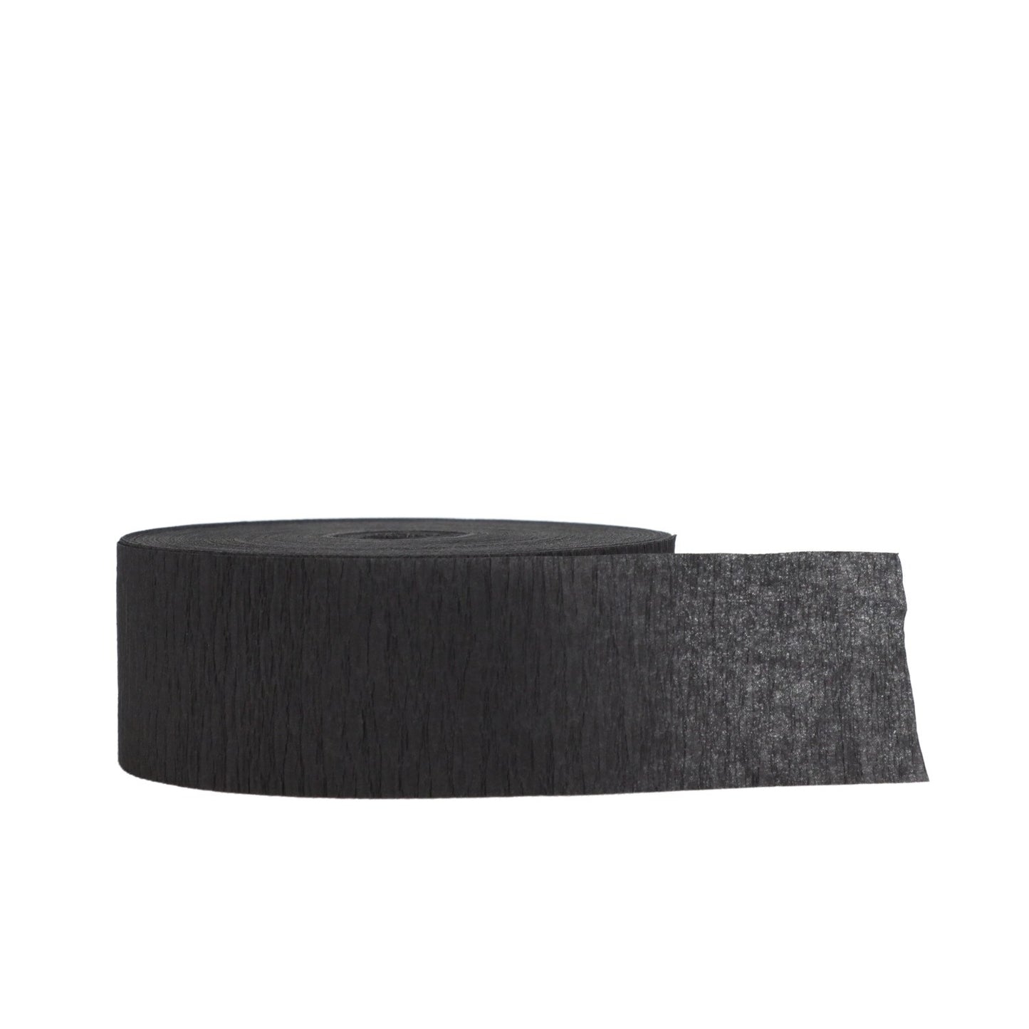 Black Crepe Paper Streamer, 175-ft. x 1.75-in. (Pack of 24)