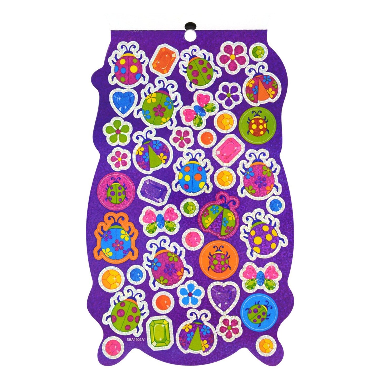 Assorted Sparkly Die Cut Sticker Books (Pack of 36)