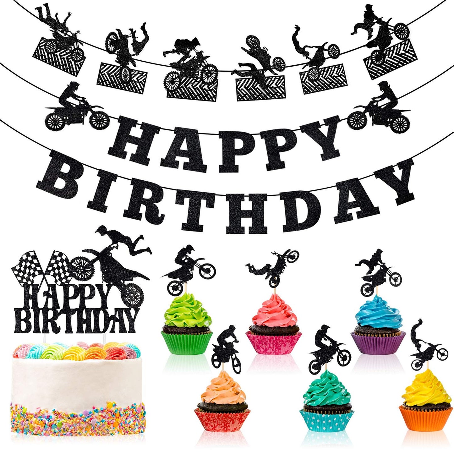 Dirt Bike Birthday Decorations and Party Supplies
