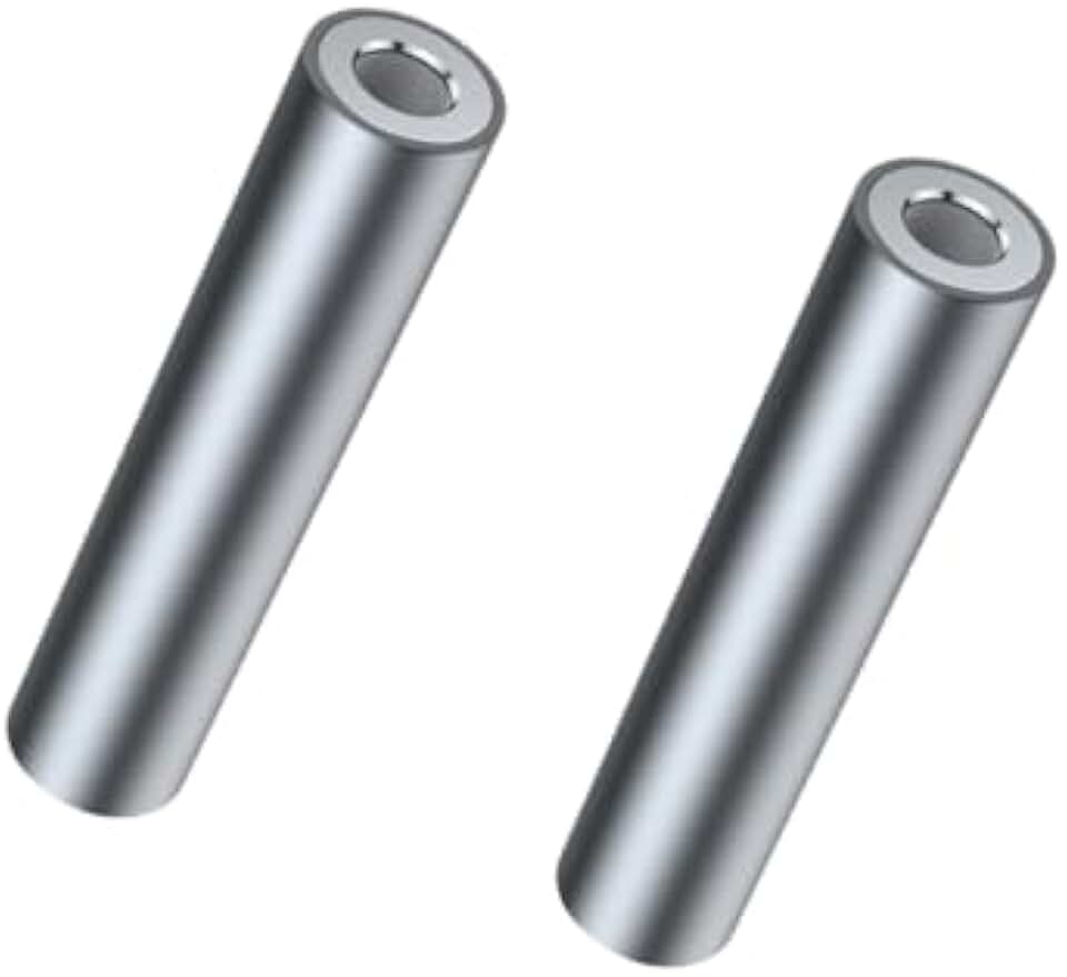 Two 3.5mm Female to Female Audio Adapters