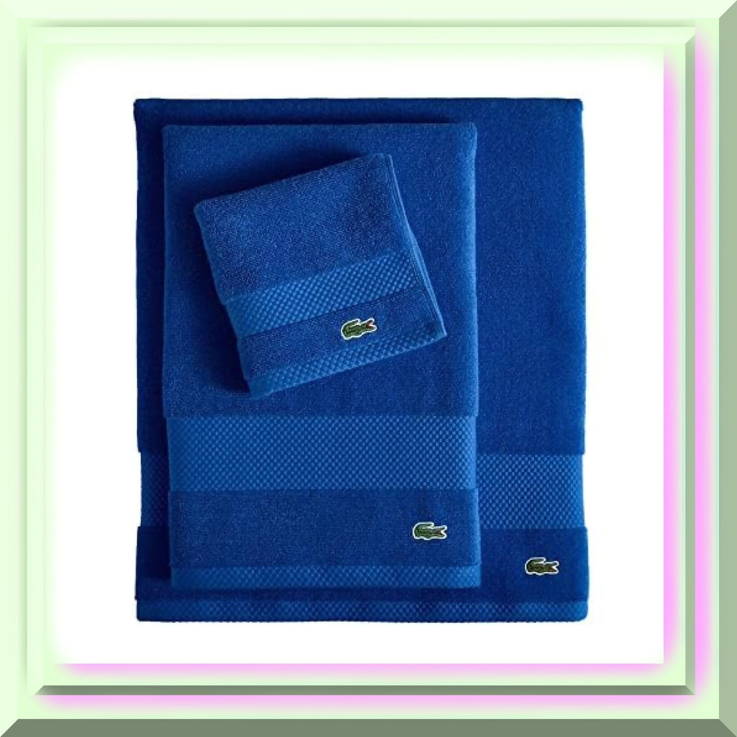 Supima Cotton Tub Mat 21" x 31" Surf Blue