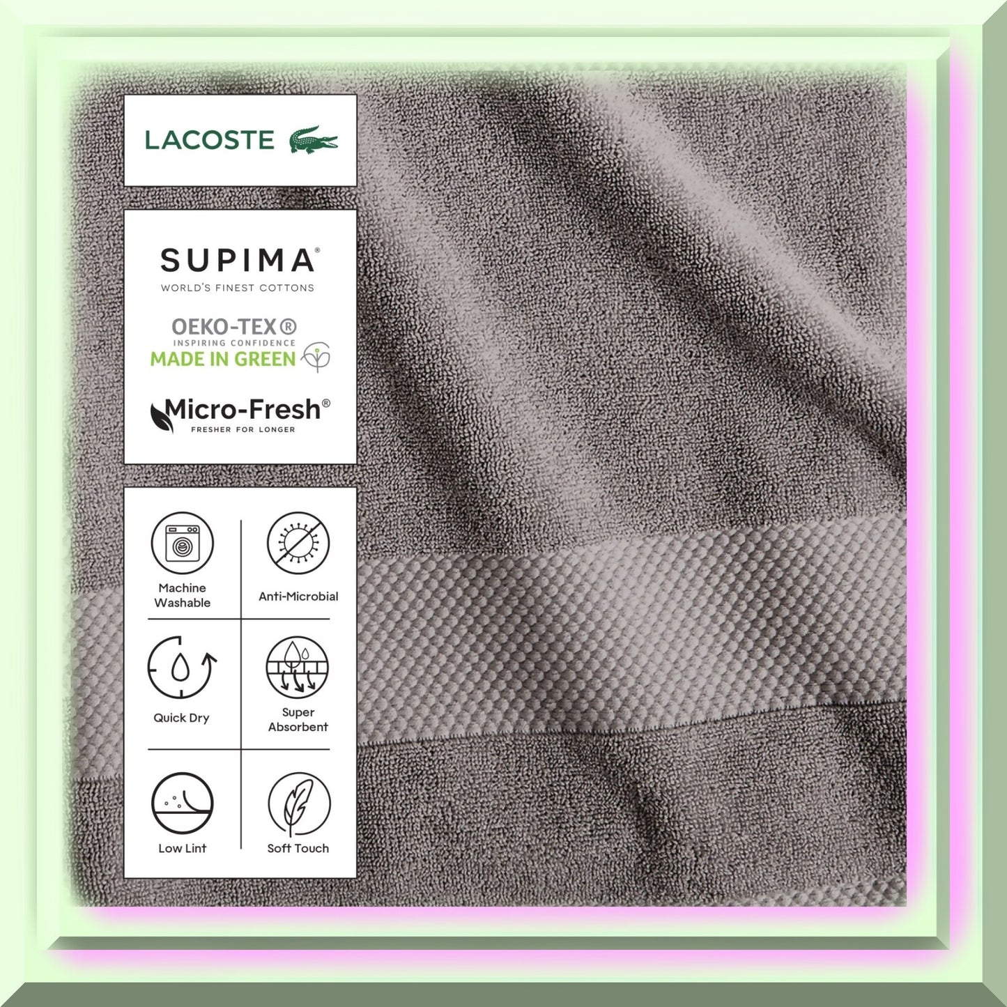 Supima Cotton Tub Mat 21" x 31" Surf Blue