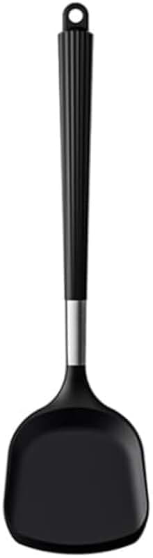 Gold stainless steel kitchen utensil set with comfortable handles