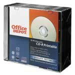 10 packs of 52x, 700MB, 80-minute blank inkjet printable CD-R discs