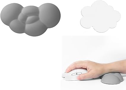 Ergonomic Cloud Mouse Wrist Rest with Coaster
