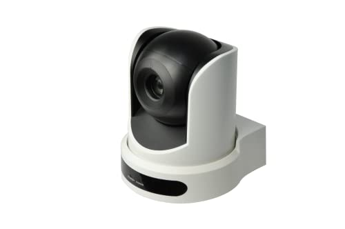 PTZ Camera,USB Output,10X Optical Zoom,Live Streaming Camera for Broadcast,Conference,Events,Church and School etc (White)