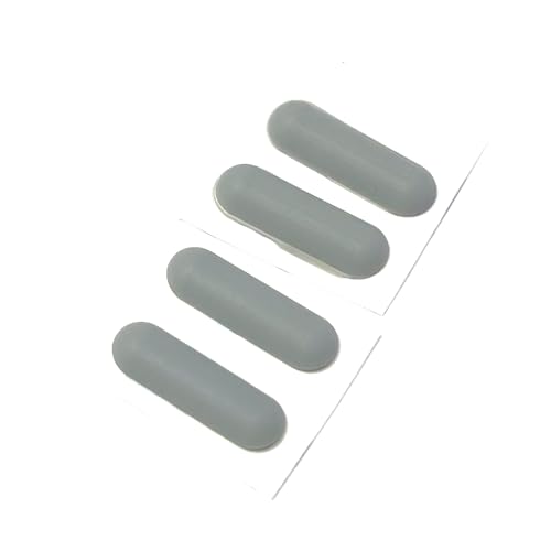 Set of four rubber feet for laptop bottom case