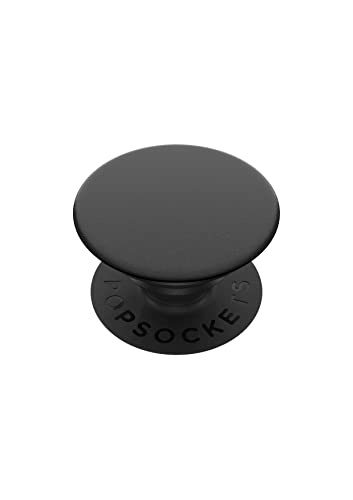 PopGrip with Swappable Top for Phones and Tablets in Black