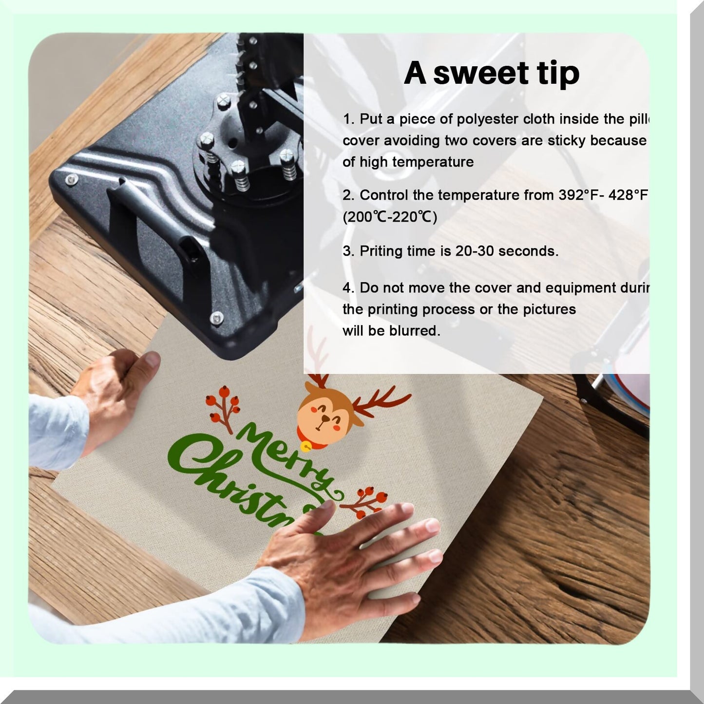 Luxe Linen Sublimation Pillow Covers - Set of 6, 16x16 Inch Blank Throw Pillow Cases for HTV Heat Transfer Vinyl - Off-White Bulk Pack