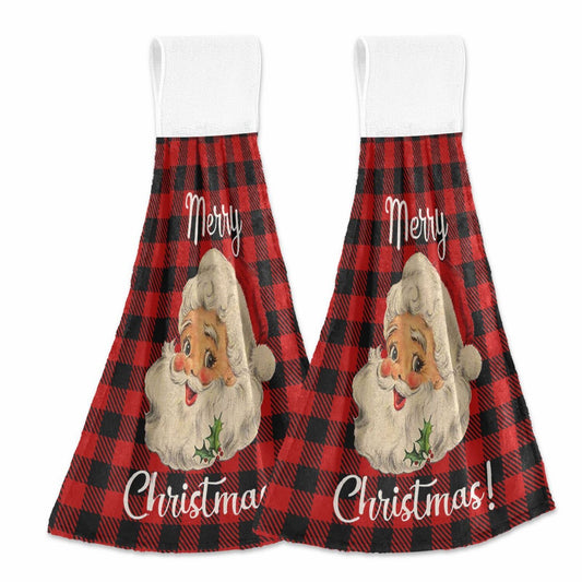 Hanging Hand Towels Buffalo Check 12x18 inches (Set of 2)