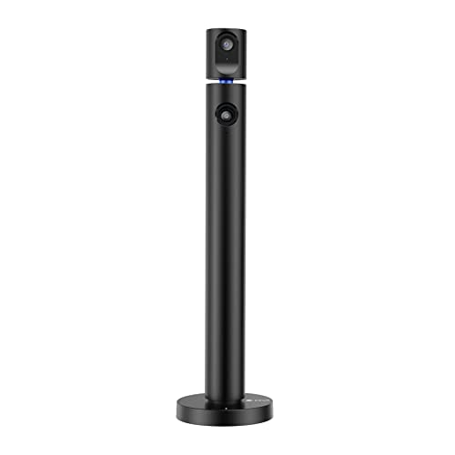 Halo Streaming Dual Webcam, Professional USB Web Camera 1080P with Microphone, 90 View Computer Camera, Plug & Play, Compatible with Windows/Mac, for Skype/TikTok/YouTube/Yahoo Messenger