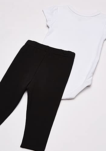 Uni   Cotton Bodysuit, Pant and Shoe Set, Latte, 6-9 Months