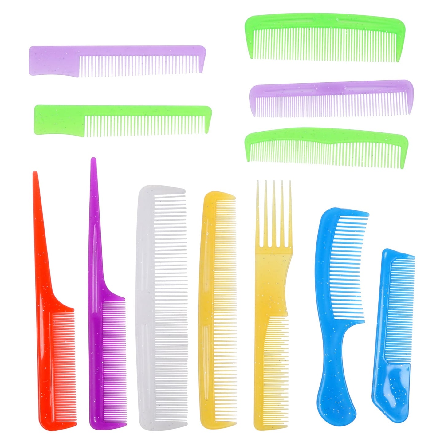 Colored Plastic Family Comb Sets, 12-ct. Packs (Pack of 24)