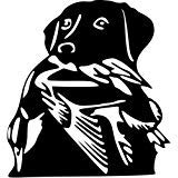 Labrador Dog Duck Hunting Decal for Windows and Vehicles