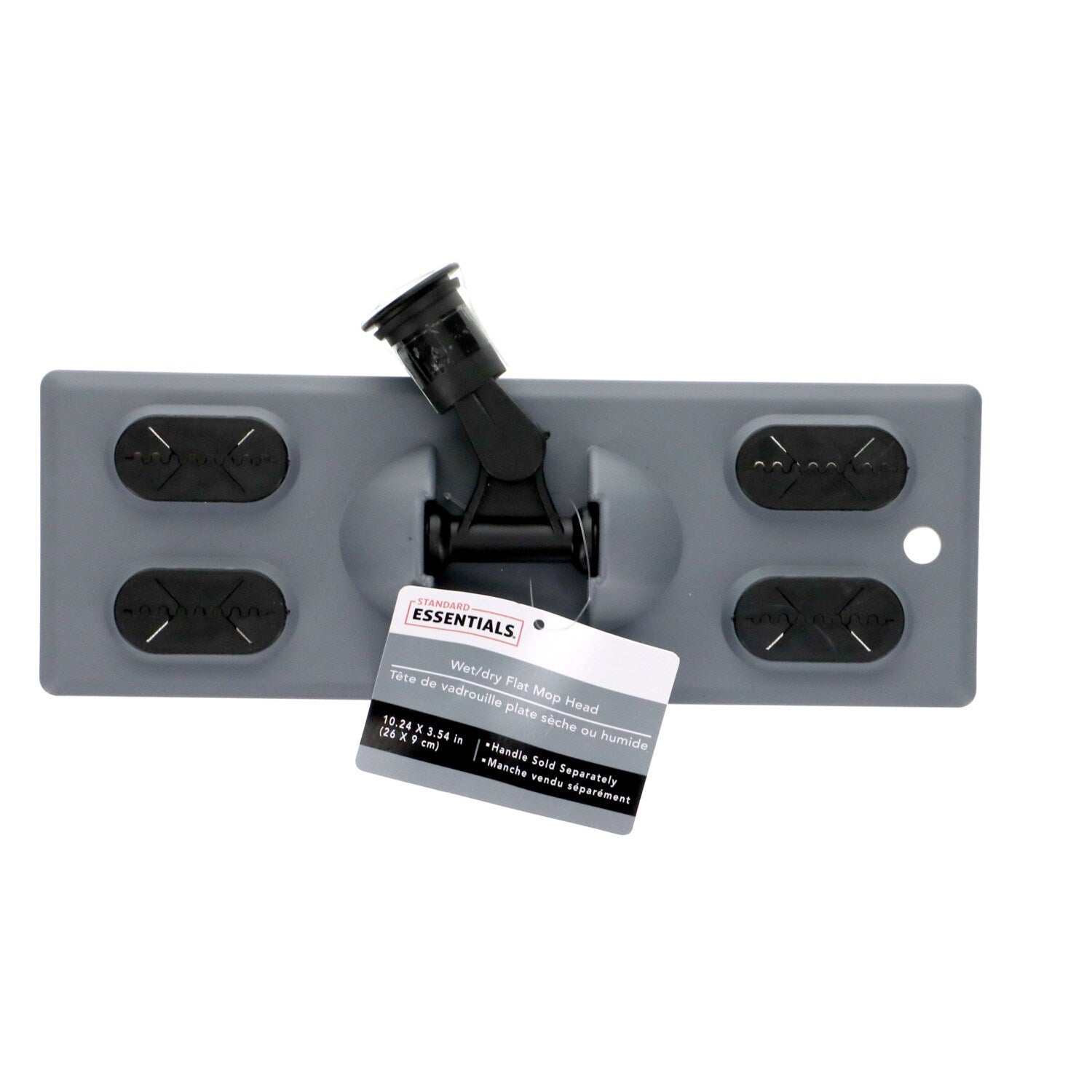 Essentials Wet/Dry Flat Mop Heads, 10.25x3.5x3.25 in. (Pack of 24)