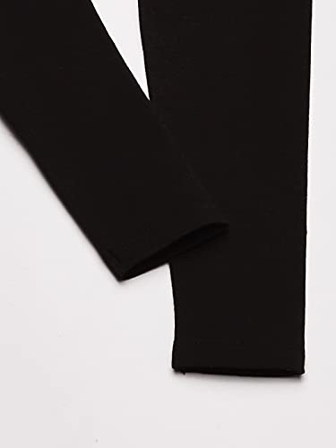 baby girls And Toddler Leggings Pants, Black/Shell 2 Pack, 4T US