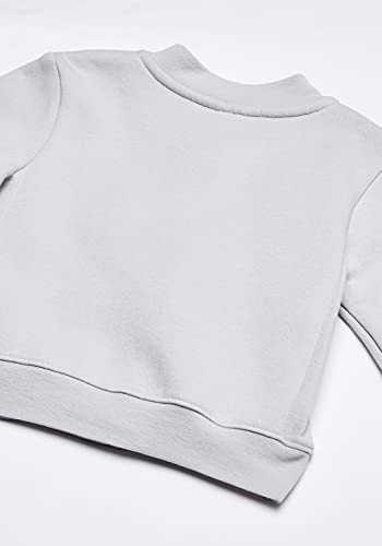 uni  baby Ultimate Zippin Fleece Jacket Sweater, Light Grey, 6-12 Months US