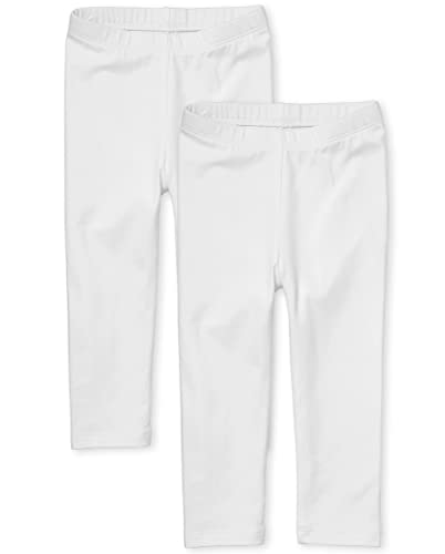 baby girls And Toddler Leggings, White, 18-24 Months US