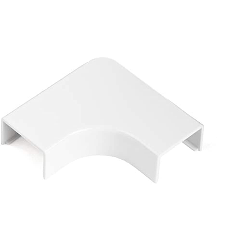 20 Pack 90° Flat L Cable Raceway Connectors