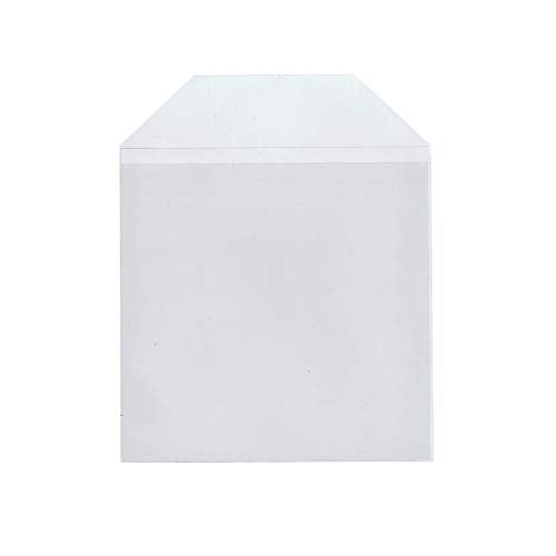 1,000 Pieces Clear Transparent CPP Plastic CD DVD Sleeves Envelope Holder, 100 Micron Thickness.