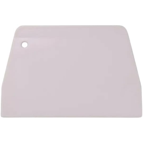 MODAIO-2pcs Small Pasta Cutting Knife, Trapezoidal Plastic Scraper, Cake Scraper-White